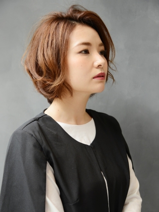 デザイン詳細 最旬 大人エレガントショート 佐々木 遥香 Earth 石巻店