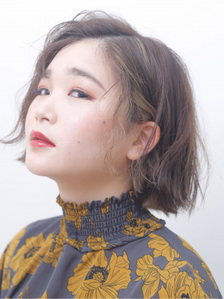 デザイン詳細 切りっぱなしボブ 有岡 美香 ボンニー 安芸店 デザイン詳細 切りっぱなしボブ 有岡 美香 ボンニー 安芸店